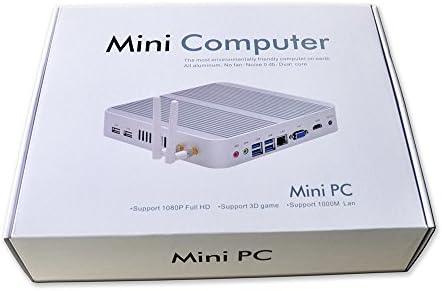 IDEARACE Mini PC Intel i5 CPU למחשב במשרד, 8GB RAM, 128GB SSD, מעבד Intel HD Graphics 4400, 6xCOM RS232, 4xUSB 3.0,