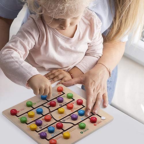 Boxiki ילדים מונטסורי צעצועים. לומדים לספור עם התינוק שלנו, הצעצועים עשויים מעץ! דרך מדהימה ללמוד מספרים, צבעים.