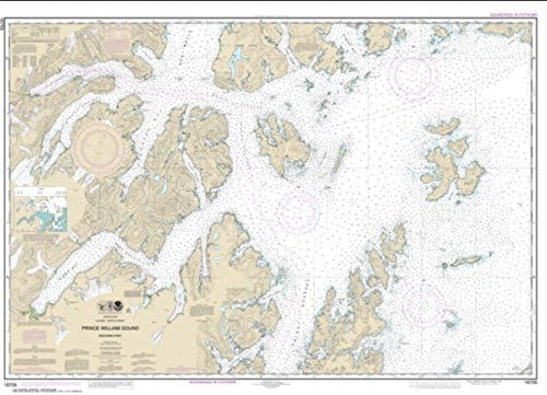 NOAA תרשים 16705-הנסיך ויליאם סאונד-מערבי ממזרח להציג Geospatial